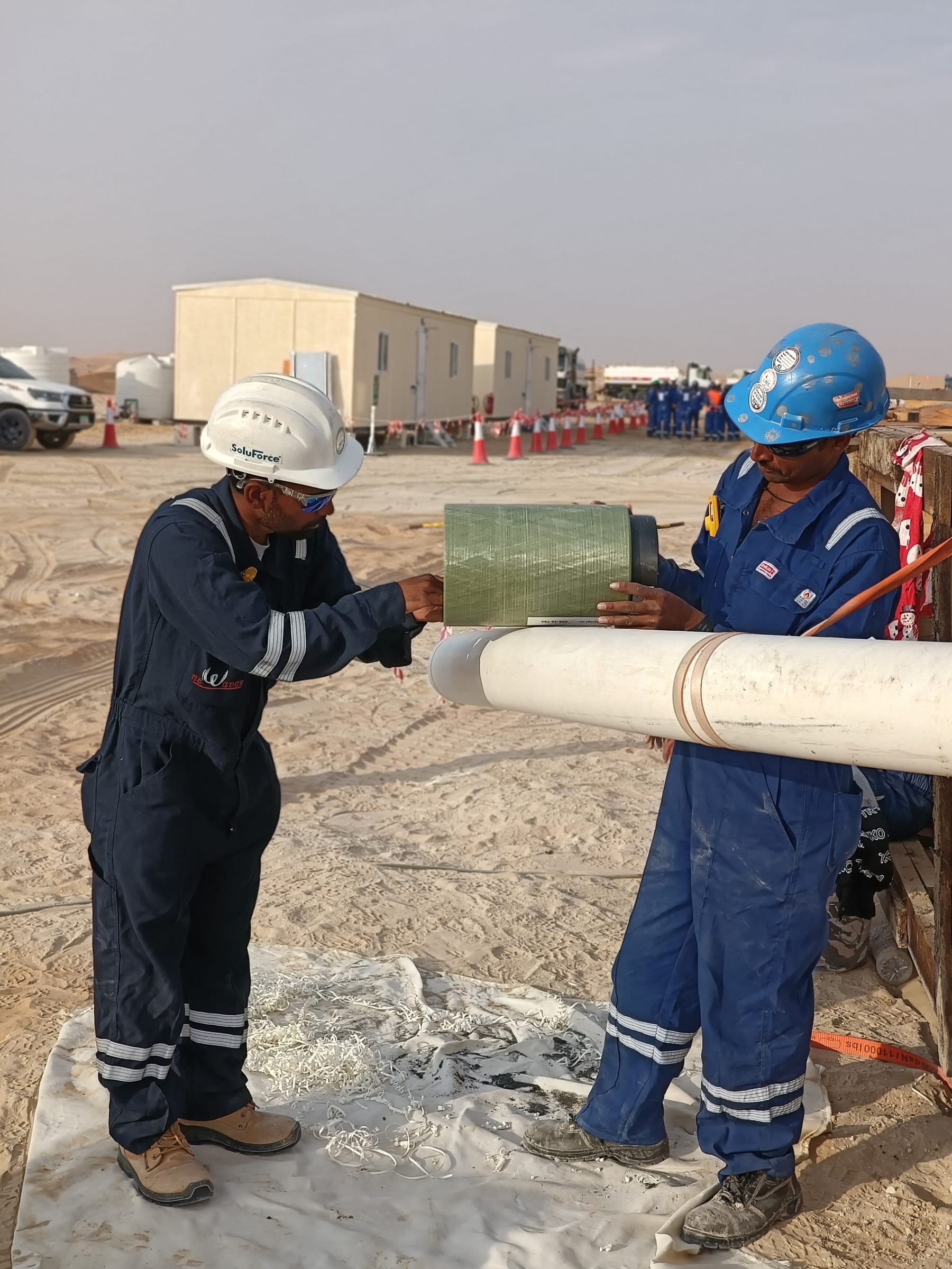 Certified crew, desert install